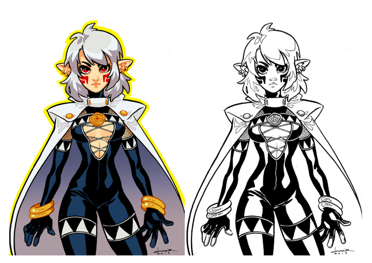 Halfbody sample